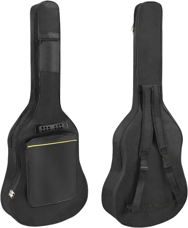 Photo 1 of 1/2/3 Pack Guitar Bags, 38 40 41 inch Electric Guitar Case, Waterproof Oxford Electric Guitar Gig Bag, Two Pockets, for Acoustic Classical Guitar, Ukulele, Bass Guitar(1 Pack)
