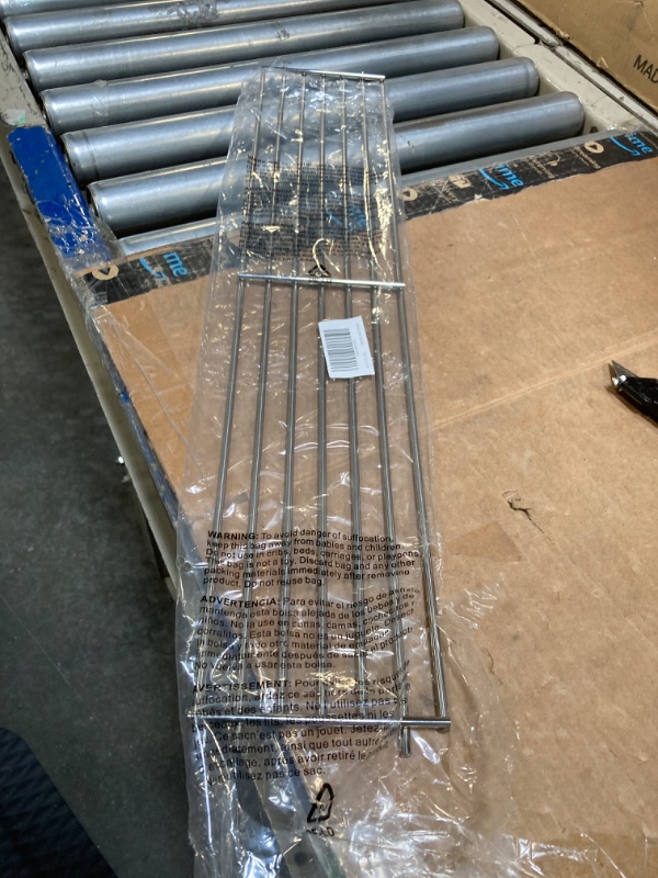 Photo 1 of AOREWTGGH 7513 Grill Warming Rack for Weber Spirit 700, Genesis Silver B&C, 7513/88719 304 Stainless Steel Warming Rack Replacement for Weber Genesis 1000-5500, Gold B & C, 24.9 x 4.7 x 4 in