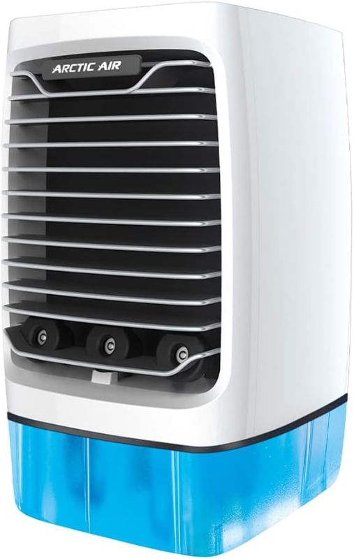 Photo 1 of CORSArctic Air Chill Zone XL Evaporative Cooler with Oscillating Fan, Auto-Off Timer, Portable Fan with 4 Adjustable Speeds, 16-Hour Cooling Fan for Bedroom, Living Room, Office & More,White
