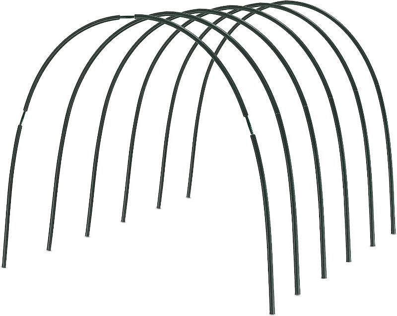 Photo 1 of Gardzen Garden Hoops, DIY Greenhouse Hoops for Raised Beds, Row Cover, Garden Netting 24PCS
