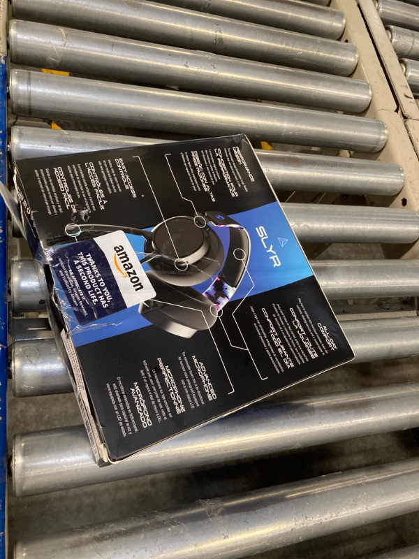 Photo 1 of Skullcandy SLYR Multi-Platform Over-Ear Wired Gaming Headset, Works with Xbox Playstation and PC - Blue SLYR Blue Digi-Hype