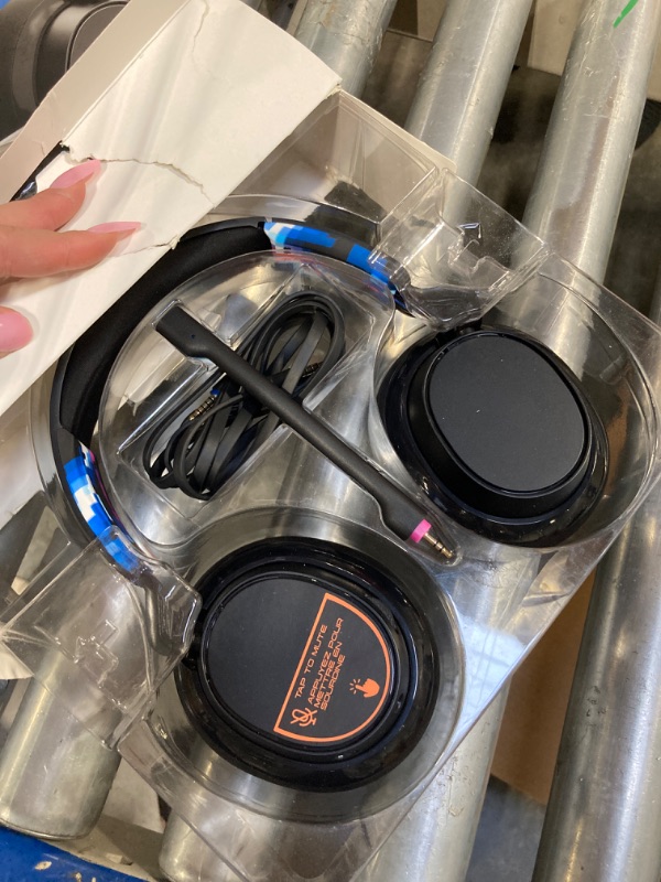 Photo 1 of Skullcandy SLYR Multi-Platform Over-Ear Wired Gaming Headset, Works with Xbox Playstation and PC - Blue SLYR Blue Digi-Hype