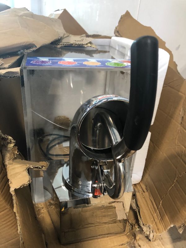 Photo 5 of **PARTS ONLY** Great Northern Popcorn Polar Blast Snow Cone Machine Acrylic Crushed Maker Grinds Up to 500lbs of Ice Per Hour for Parties, Events