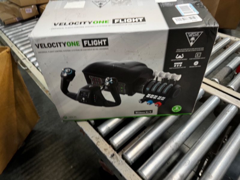 Photo 3 of *** NOT FUNCTIONAL**** SELLING AS PARTS***
Turtle Beach VelocityOne Flight Universal Control System - Xbox Series X & Xbox Series S, Xbox One & Windows 10 & 11 PCs with Yoke Handle, Throttle Quadrant, Trim Wheel & Rudder Controls