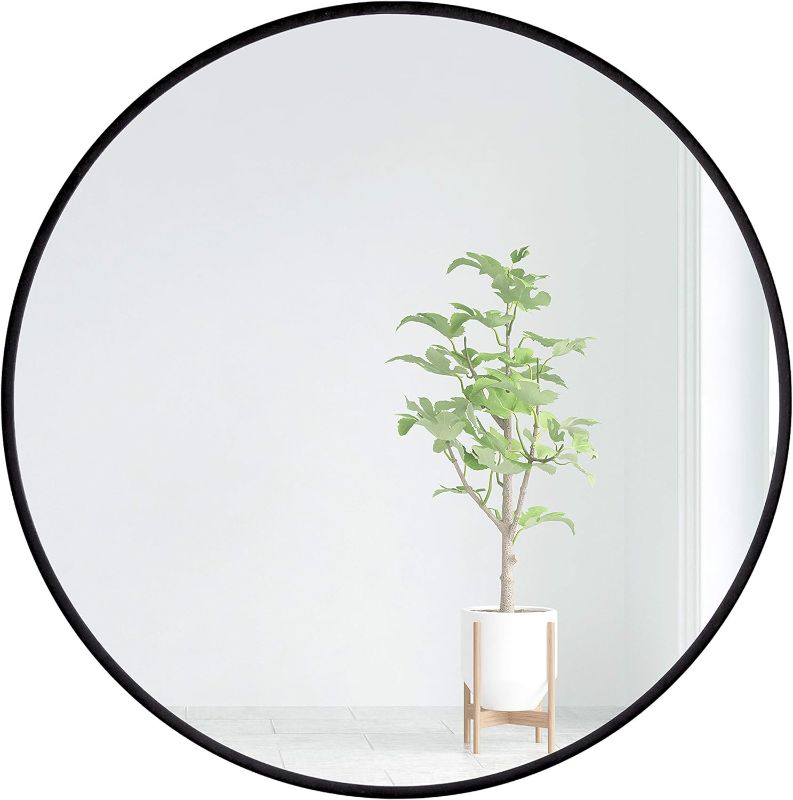 Photo 1 of 20' black round mirror 