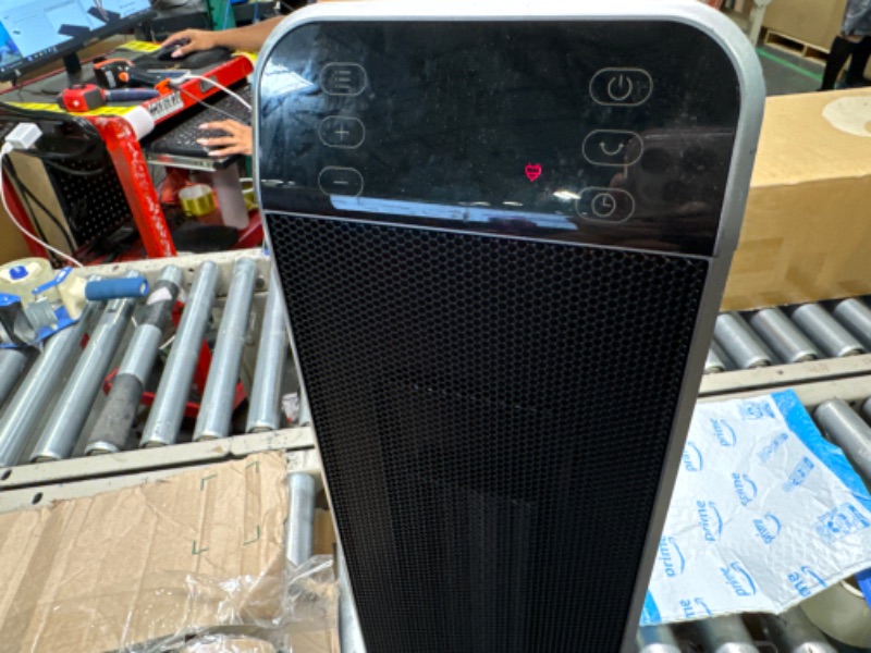 Photo 1 of Dreo 24%22 Space Heater, 10ft/s Fast Quiet Heating Portable Electric Heater, 3 Modes, Black & Space Heater, 2022 Upgraded 1500W Fast Heating Electric Ceramic with Remote, Black, 16 inch