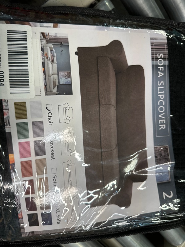 Photo 1 of Joccun Stretch Chair Couch Cover,1-Piece Sofa Slipcover Spandex Jacquard Fabric Sofa Covers with Elastic Bottom,Washable Furniture Protector for Dogs,Cats,Kids(Armchair,Black) Black Small?35" - 55"?