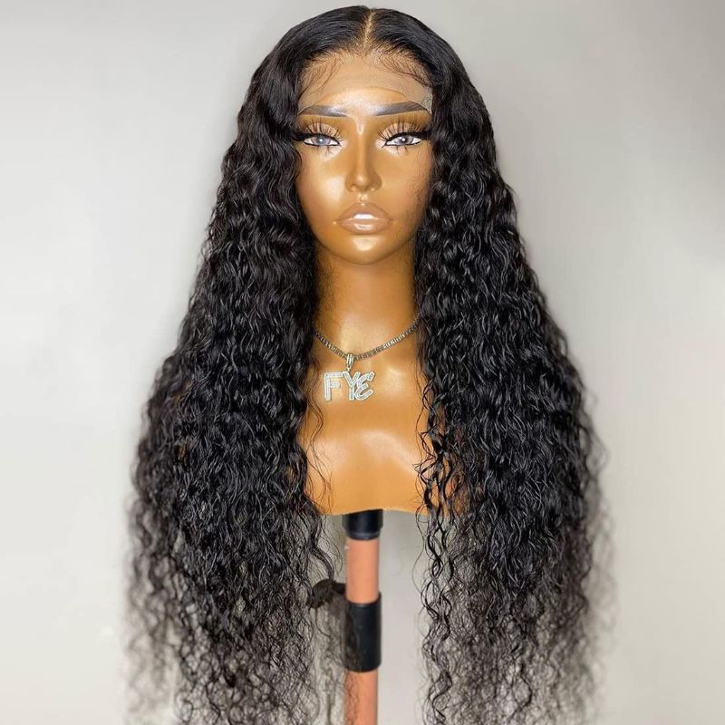 Photo 1 of black sythetic wig curly