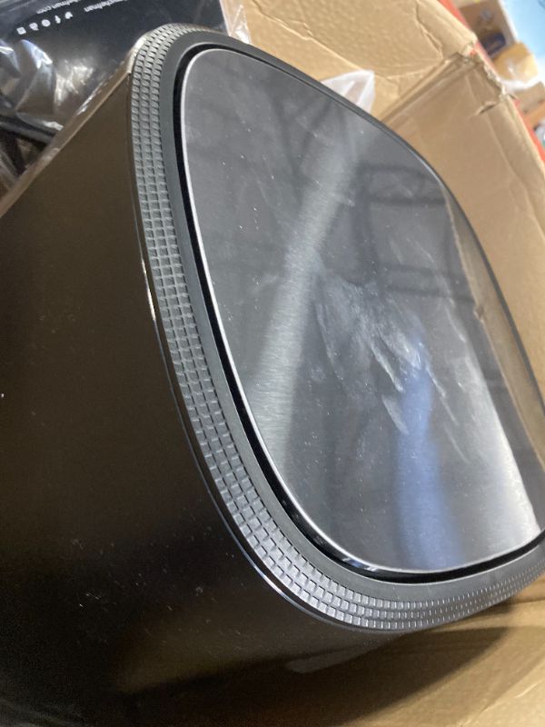 Photo 1 of ***FOR PARTS ONLY***Chefman TurboFry® Touch Air Fryer, XL 8-Qt Family Size, One-Touch Digital Control Presets, French Fries, Chicken, Meat, Fish, Nonstick Dishwasher-Safe Parts, Automatic Shutoff, Stainless Steel
***USED***TOUCH SCREEN NOT WORKING*** 