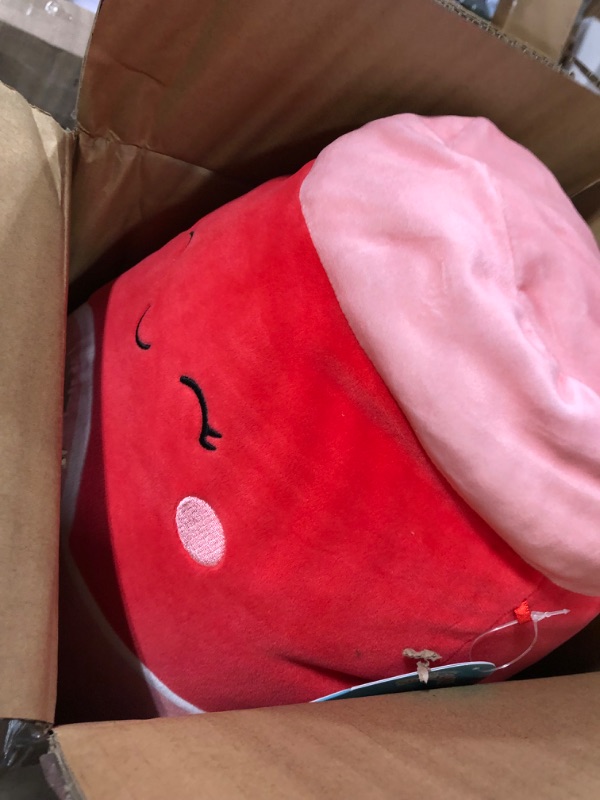 Photo 2 of Squishmallows 10" Cherry The Cherry Plush - Officially Licensed Kellytoy - Collectible Ultra Soft Squishy Food Fruit Stuffed Animal Toy - Valentine's Day Gift for Kids, Girls & Boys - 10 Inch