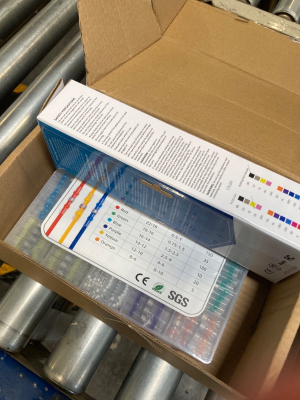 Photo 1 of 400PCS Solder Seal Wire Connectors with Heat Gun, Solder Stick Wire Connectors Solderstick Waterproof Wire Electrical Connector Kit for Marine (26-6 Gauge) 400PCS Solder Sticks With Heat Gun