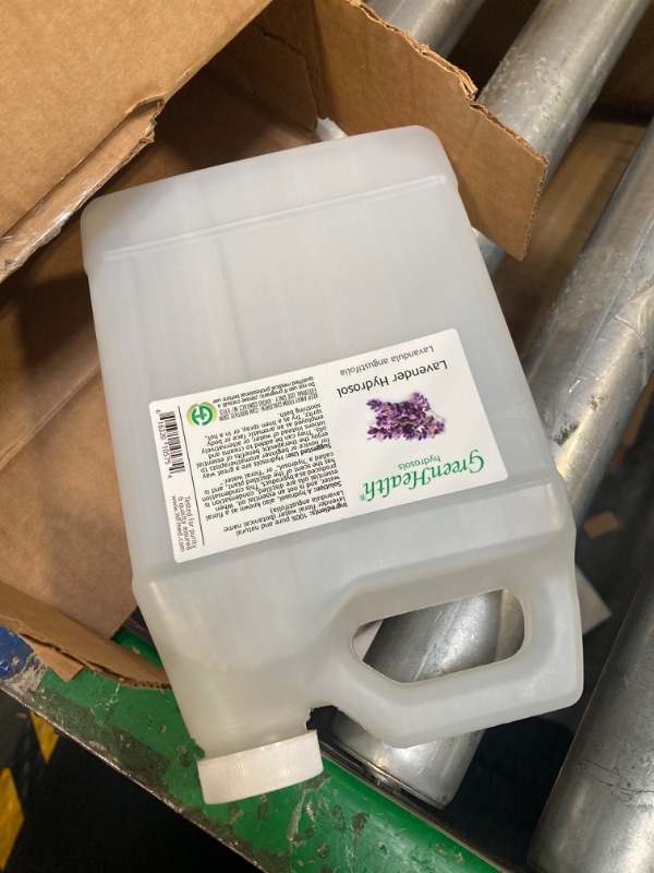 Photo 2 of ***AS IS NO RETURNS, PRODUCT SLIGHTLY USED***GreenHealth Hydrosol (Floral Water) - 32 fl oz Plastic Jug w/Cap - 100% Pure (NOT Oil) (Lavender)