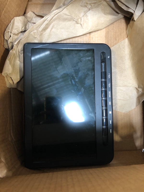 Photo 2 of ** use for parts**
OTIC 10.1" Dual Screen DVD Player, Portable DVD Player for Car with Remote, Built-in Rechargeable Battery, Last Memory, Dual Car DVD Player Support Sync Screen USB/SD Card (1 Player + 1 Monitor)
