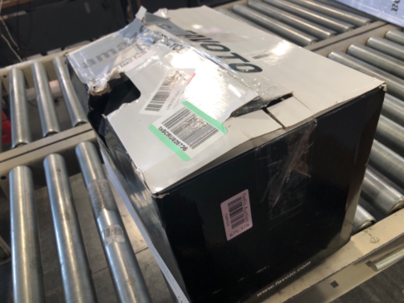 Photo 1 of Favoto Motorcycle Full Face Helmet DOT Approved, Lightweight ABS Shell, Anti-Fog Film Included, Flip-Up Street Bike Helmet with Aerodynamic Design for Adults White XX-Large