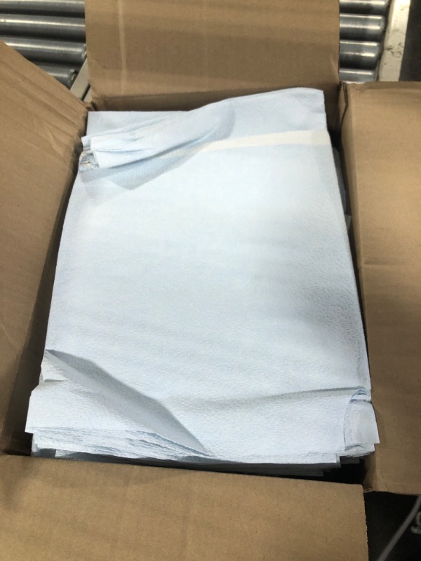 Photo 3 of ***USED** Avalon  Single-Use Medical Equipment Drape, Blue, 40" x 72" (Pack of 50) - Stretcher Sheet or Treatment Table Cover - Fluid and Barrier Protection - Tissue/Poly - Medical Supplies (357)