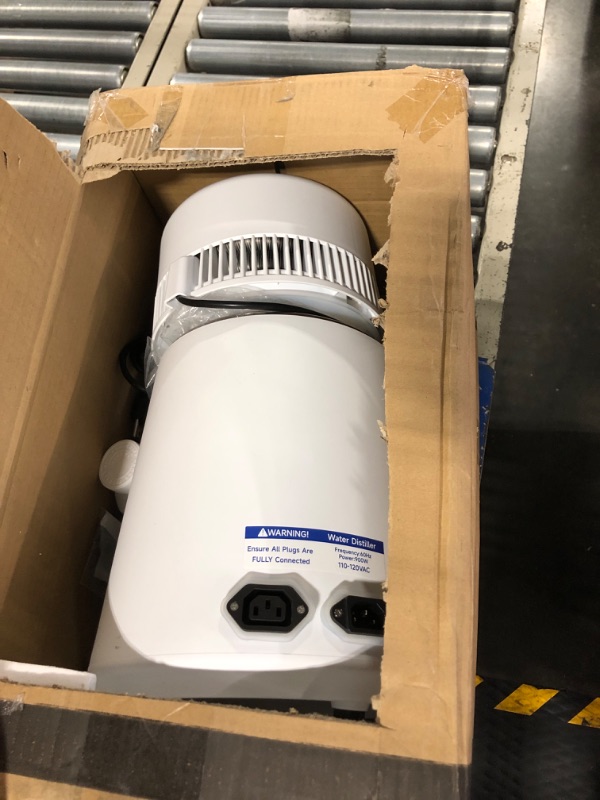 Photo 1 of CO-Z 6L Water Distiller, Larger 1.6 Gal Countertop Home Distillers, Distilling Pure Water Machine for Home Table Desktop, Distilled Water Making Machine, Water Purifier to Make Clean Water for Home White - 6 L