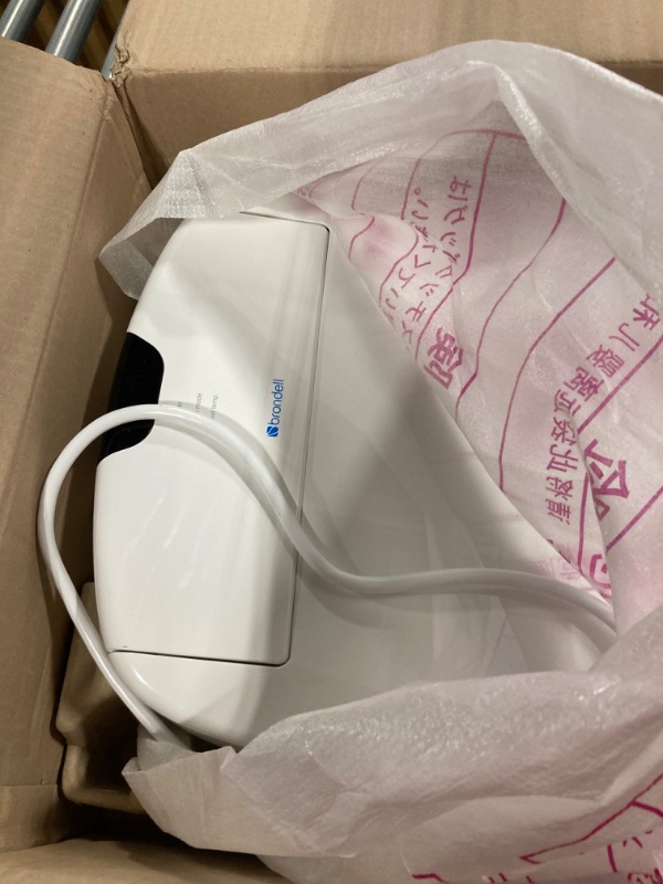 Photo 3 of ****USED**MISSING LATCH** Brondell Swash S1200-EW Luxury Bidet Toilet Seat in Elongated White with Dual Stainless-Steel Nozzles | Endless Warm Water | Programmable User Settings | Self-Cleaning Nozzles | Nightlight