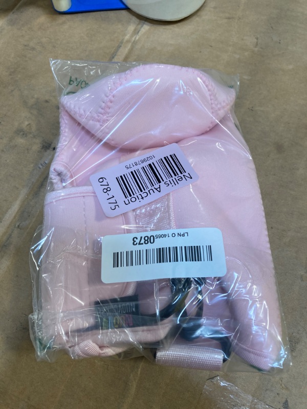 Photo 1 of ***USED***NO POCKETS** Water Bottle Carrier Bag with Pocket for Stanley 40 oz Tumbler with Handle Neoprene Sports Water Bottle Holder Pouch with Adjustable Strap, Straw Cover Carabiner for Stanley Cup Accessories (Pink)