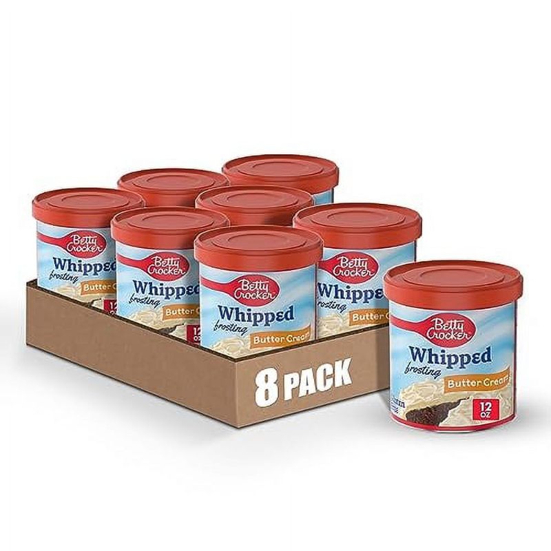 Photo 1 of *** BUTTER CREAM***Betty Crocker Gluten Free Whipped Butter Cream Frosting, 12 oz. (Pack of 8)