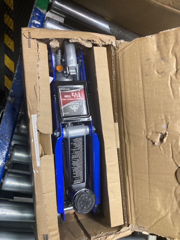 Photo 1 of ****USED*** Jack Boss Floor Jack 1.5 Ton (3,300 LBs) Hydraulic Car Jack with Storage Case, Lifting Range from 5.31 Inch to 13.2 Inch, Fits Sedans Automotive