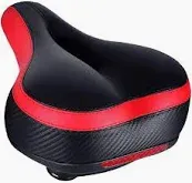Photo 1 of *****USED*** TONBUX Comfortable Bicycle Seat, Bike Seat Replacement with Dual Shock Absorbing Ball Wide Bike Seat Memory Foam Bicycle Seat with Mounting Wrench** not exact photo ** 