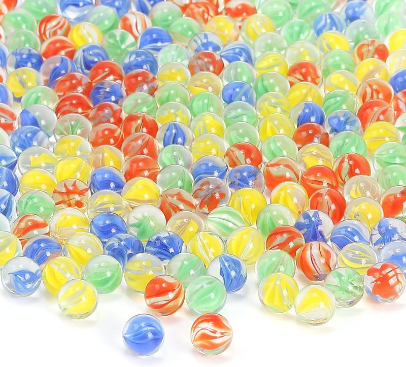 Photo 1 of ****USED** Marbles Cats Eyes Glass Marble/Sling Shot Ammo 1000 pcs. Size is Approximately 0.62 inch,DIY and Home Decoration.
