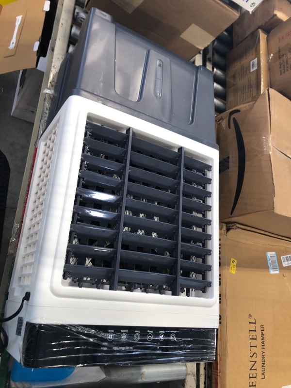 Photo 4 of ****USED*** Evaporative Air Cooler, 3500CFM 3-in-1 Swamp Cooler with 7.5Gal Water Tank, 120° Oscillation, 3 Speeds 3 Modes, 4 Ice Packs, 12H Timer, Remote, Portable Air Conditioner for Room, Home & Office
