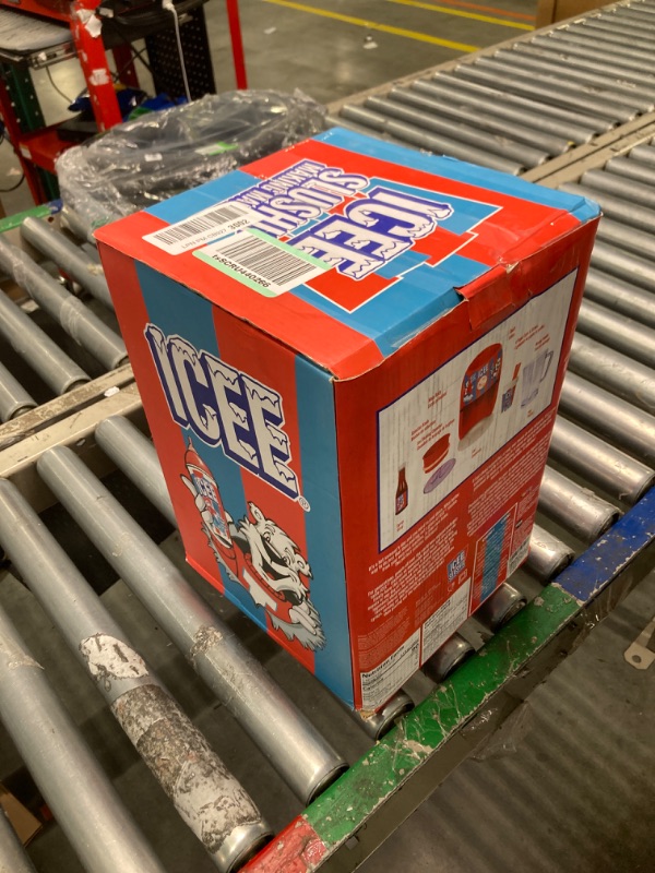 Photo 2 of ICEE Snow Cone Machine. Genuine ICEE Home Slushie Ice Shaver. Creates up to half a Gallon of Ice Cold ICEE Slushy. Officially Licensed ICEE Merchandise from Fizz Creations.