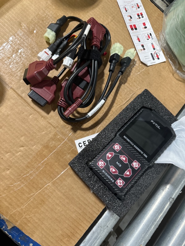 Photo 3 of ****USED** Motorcycle System Diagnostic Test Measurement Tools OBDII Motorcycle Fault Code Readers Scan Tools Motorcycle Code Reader Scanner Fit for Yamaha 2/3/4P,Kawasaki 4-6P,Honda 4P,OBDII
