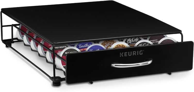 Photo 1 of ****USED*** ** SIMILAR TO IMAGE**
Keurig Under Brewer Storage Drawer, Coffee Pod Storage, Holds Upto 35 Keurig K-Cup Pods, Black
