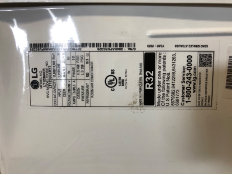 Photo 1 of ***HEAVILY USED***LG 11,800 BTU Through the Wall Air Conditioner, 230/208V, Cools up to 440 Sq. Ft. for Bedroom, Living Room, Apartment, with Remote, 3 Cool & Fan Speeds, Wall AC Unit, White
