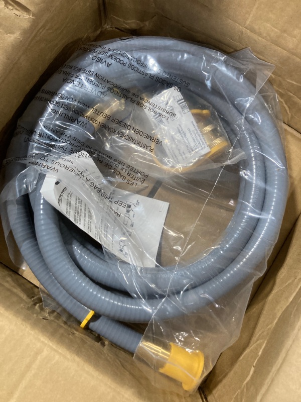 Photo 3 of 12 Feet 1/2-Inch Natural Gas Hose with Quick Connect Fitting for BBQ, Grill, Pizza Oven, Patio Heater and More NG Appliance, Propane to Natural Gas Conversion Kit - CSA Certified