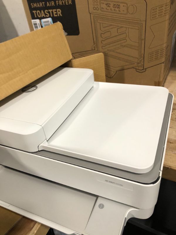 Photo 1 of 
HP Envy 6458e All-in-One Wireless Color Inkjet Printer, Print Copy Scan - 10 ppm, 4800 x 1200 dpi, Auto 2-Sided Printing, 35-Sheet ADF, Dual-Band WiFi, Instant Ink Ready, White 