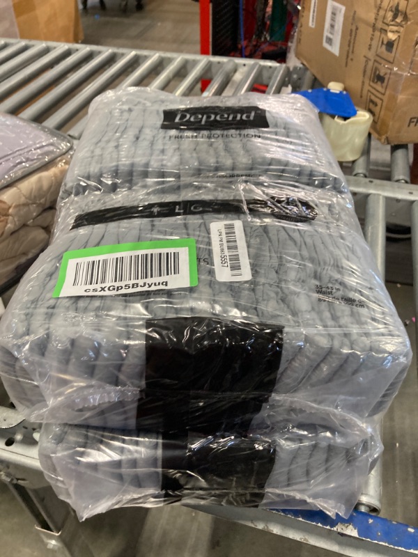 Photo 1 of Depend Fresh Protection Adult Incontinence Underwear for Men, Disposable, Maximum, Large, Grey, 72 Count (2 Packs of 36), Packaging May Vary Large (72 Count)