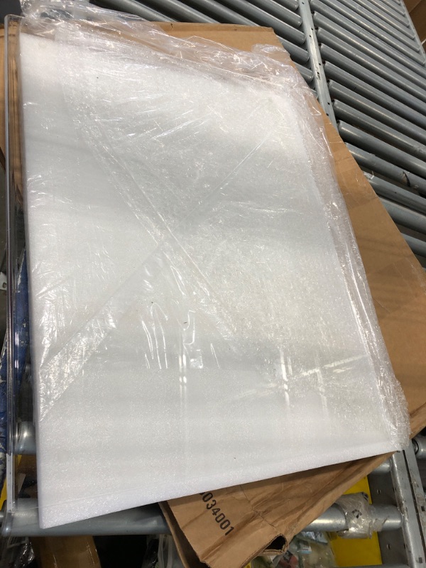Photo 1 of Acrylic Cutting Board for Kitchen with Lip, Non Slip cutting board (Clear Acrylic) by Wexbi, 24 x 18 inch
