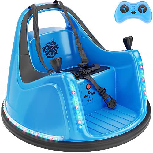 Photo 1 of ***MISSING PIECES//NON FUNCTIONAL SOLD AS PARTS ALL SALES FINAL*** 
Bumper Buddy Ride on Electric Bumper Car for Kids & Toddlers 12V 2-Speed Ages 1.5-5 Year Old Boys & Girls : Remote Control Baby Bumping Toy Gifts C