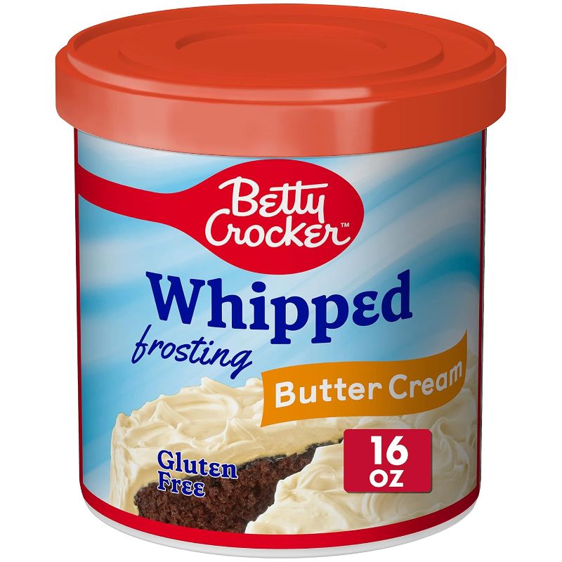 Photo 1 of (Pack of 8) Betty Crocker Gluten Free Whipped Butter Cream Frosting, 12 oz.
