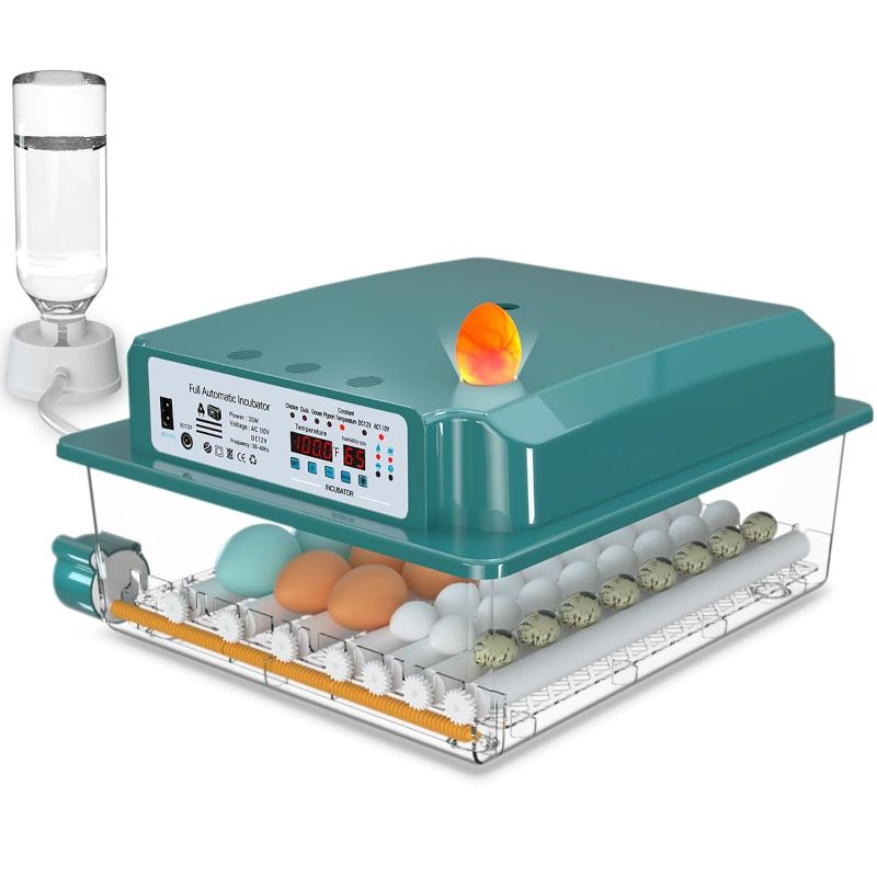 Photo 1 of **** PARTIAL SET***Egg Incubator, Egg Incubator with Automatic Egg Turning and Humidity Monitoring, Incubator for Chicken Eggs, 36 Eggs Incubator with Egg Candler, for Duck Eggs Quail Eggs
