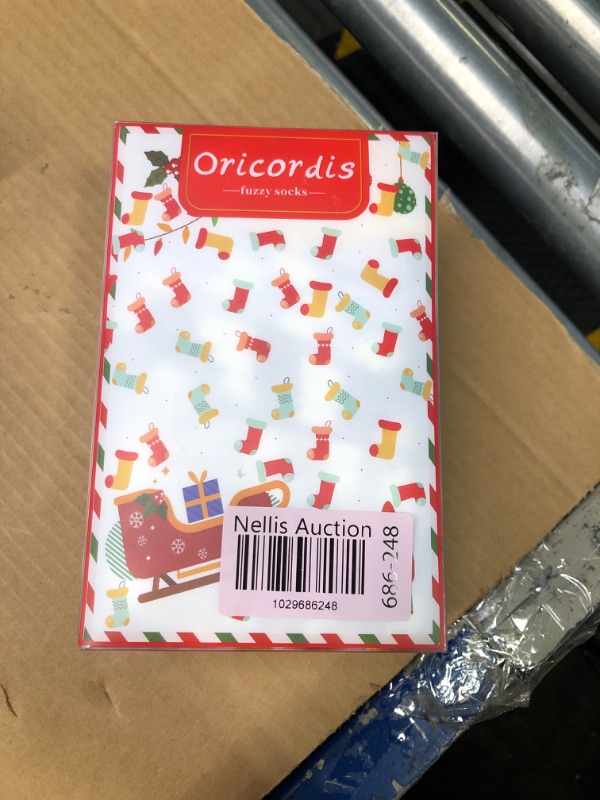 Photo 2 of " NEW FACTORY SEALED" Oricordis Fuzzy Socks for Women, Soft Fluffy Socks Thick Cozy Plush Socks Christmas Socks for Women 5 Pairs One Size Dsh-fuzzy Socks-p