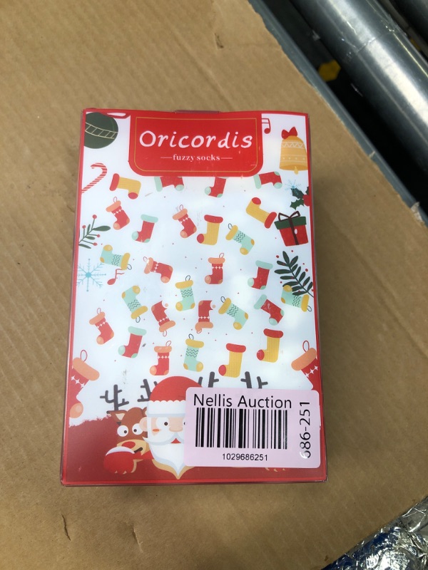 Photo 2 of " NEW FACTORY SEALED" Oricordis Fuzzy Socks for Women, Soft Fluffy Socks Thick Cozy Plush Socks Christmas Socks for Women 5 Pairs One Size Dsh-fuzzy Socks-p