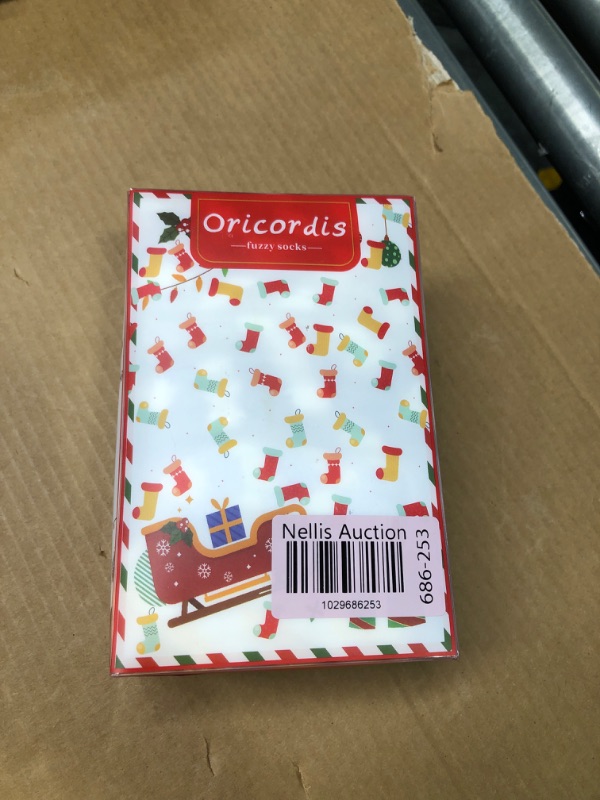 Photo 2 of " NEW FACTORY SEALED"Oricordis Fuzzy Socks for Women, Soft Fluffy Socks Thick Cozy Plush Socks Christmas Socks for Women 5 Pairs One Size Dsh-fuzzy Socks-p