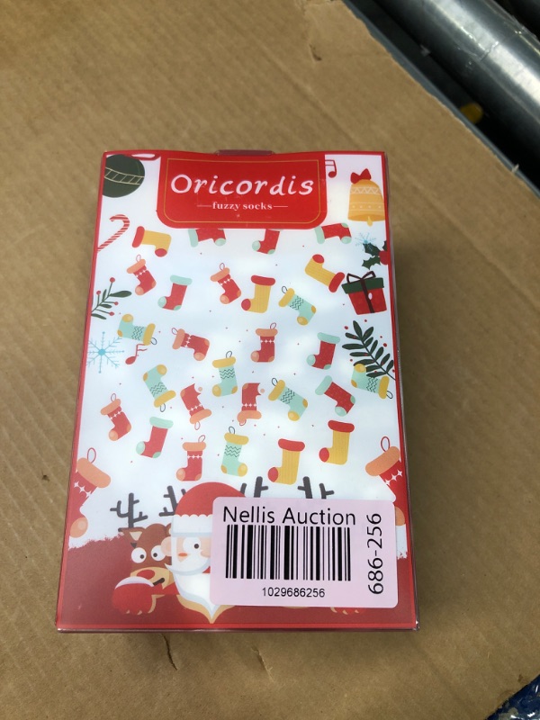 Photo 2 of " NEW FACTORY SEALED"Oricordis Fuzzy Socks for Women, Soft Fluffy Socks Thick Cozy Plush Socks Christmas Socks for Women 5 Pairs One Size Dsh-fuzzy Socks-p