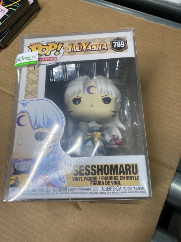 Photo 2 of " NEW FACTORY SEALED" Sesshomaru: Funk?o Pop! Animation Vinyl Figure Bundle with 1 Compatible 'ToysDiva' Graphic Protector (769 - 46919 - B)