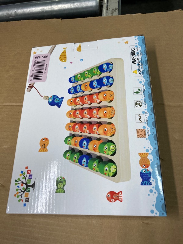 Photo 2 of " NEW FACTORY SEALED" Educational Magnetic Fishing Toy for Ages 2+ - Letters, Numbers, STEM Learning