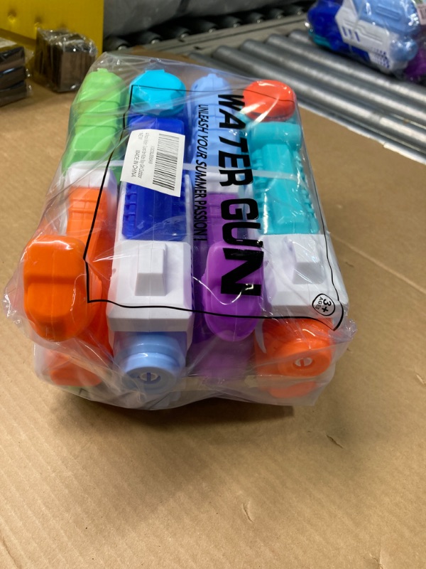 Photo 1 of 4 Pack Water Gun for Kids Adults - Super Squirt Guns Soaker with 400CC High Capacity 30FT Long Shooting Range - Summer Pool Toys Beach Gifts for Boy Girls (4Packs-A)