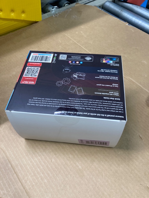 Photo 3 of " NEW FACTORY SEALED" Orzly VR Headset Designed for Nintendo Switch & Switch OLED Console with Adjustable Lens for a Virtual Reality Gaming Experience and for Labo VR - Colour Pop - Gift Boxed Edition Tanami