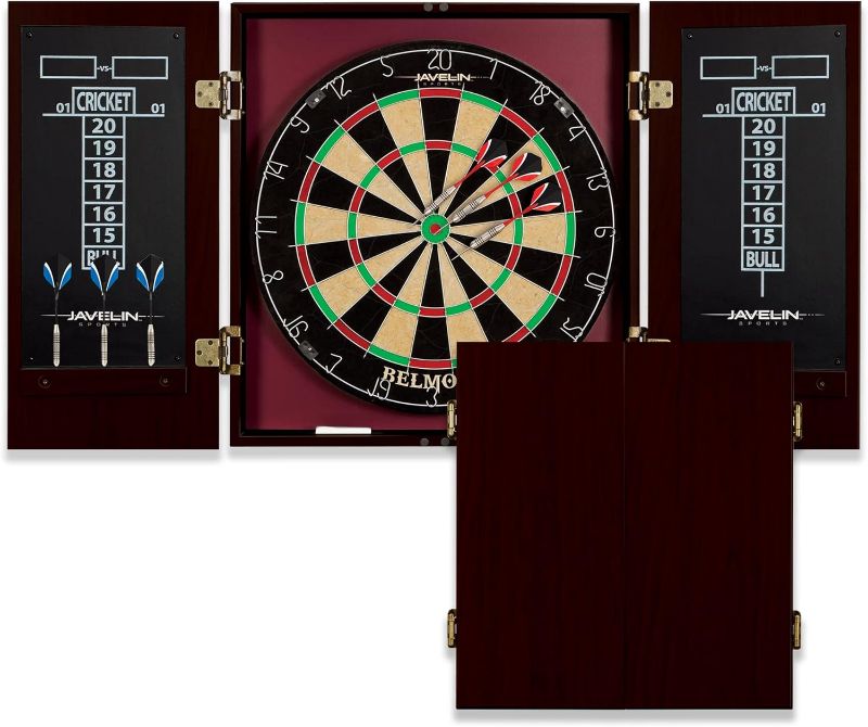 Photo 1 of Bristle Dartboard and Cabinet Sets- Features Easy Assembly - Complete with All Accessories

