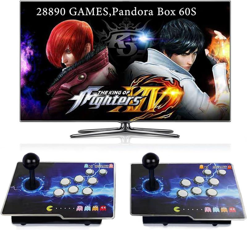 Photo 1 of 28890 in 1 Arcade Game Console Pandoras Box 60S, Retro Game Machine for PC & Projector & TV, 2-4 Players, 3D Games, Search/Hide/Save/Load/Pause Games, 1280X720, Separate Console
