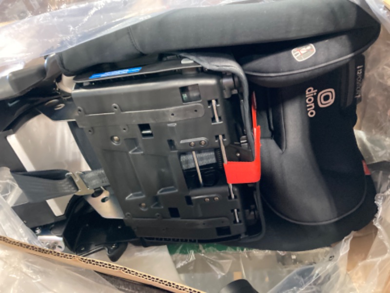 Photo 1 of Diono Radian 3R SafePlus, All-in-One Convertible Car Seat, Rear and Forward Facing, SafePlus Engineering, 10 Years 1 Car Seat, Slim Fit 3 Across, Black Jet Radian 3R SafePlus Fits 3 Across Black Jet