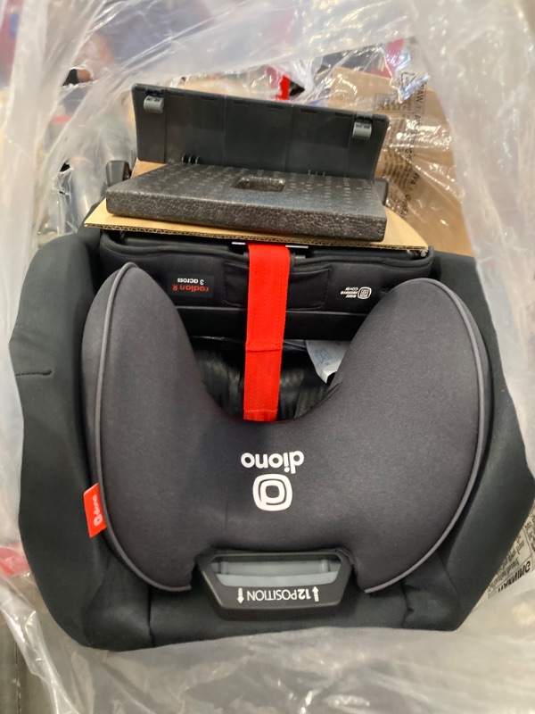 Photo 1 of Diono Radian 3R SafePlus, All-in-One Convertible Car Seat, Rear and Forward Facing, SafePlus Engineering, 10 Years 1 Car Seat, Slim Fit 3 Across, Black Jet Radian 3R SafePlus Fits 3 Across Black Jet